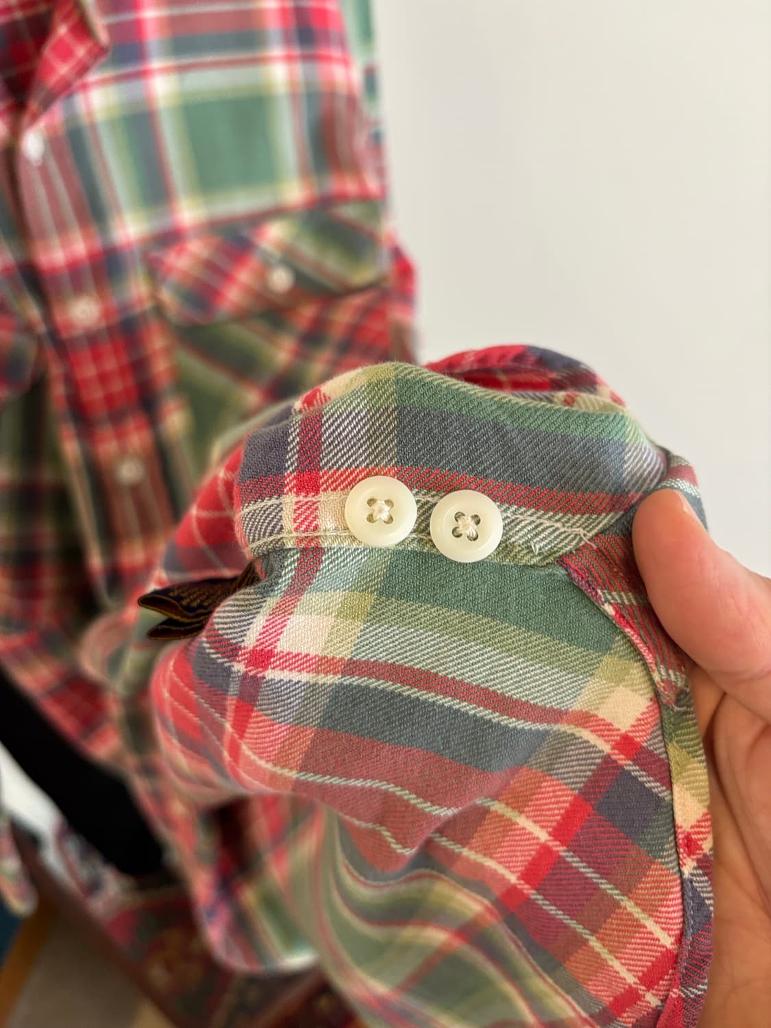 랄프로렌 럭비 체크 셔츠 상품이미지5