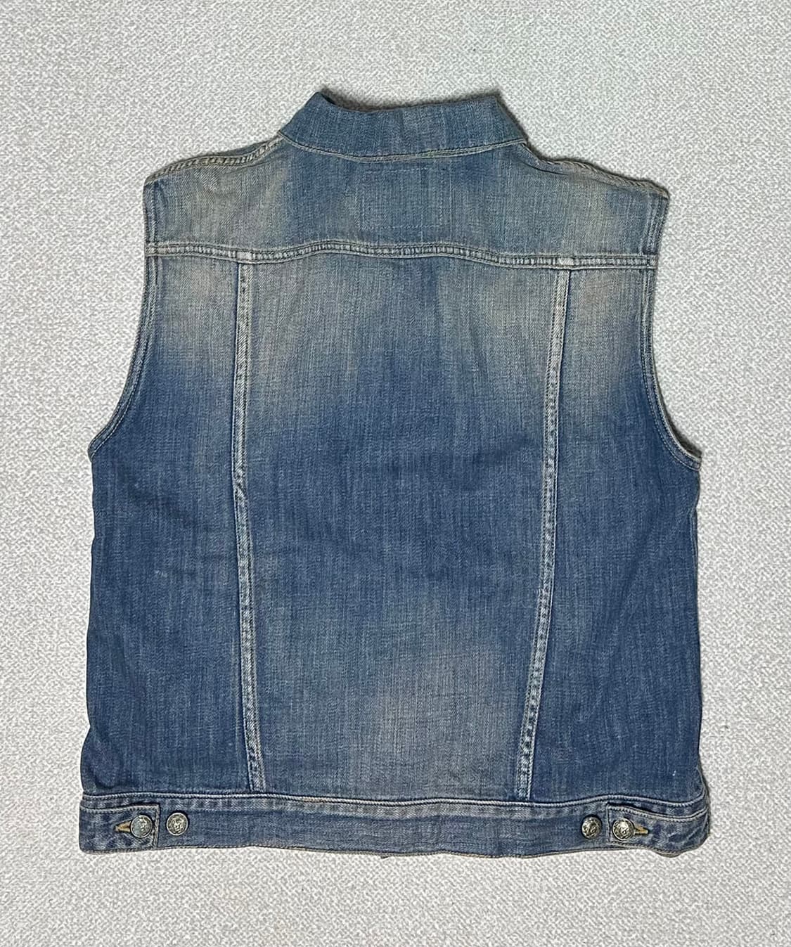 R13 알써틴 데님 조끼 상품이미지2