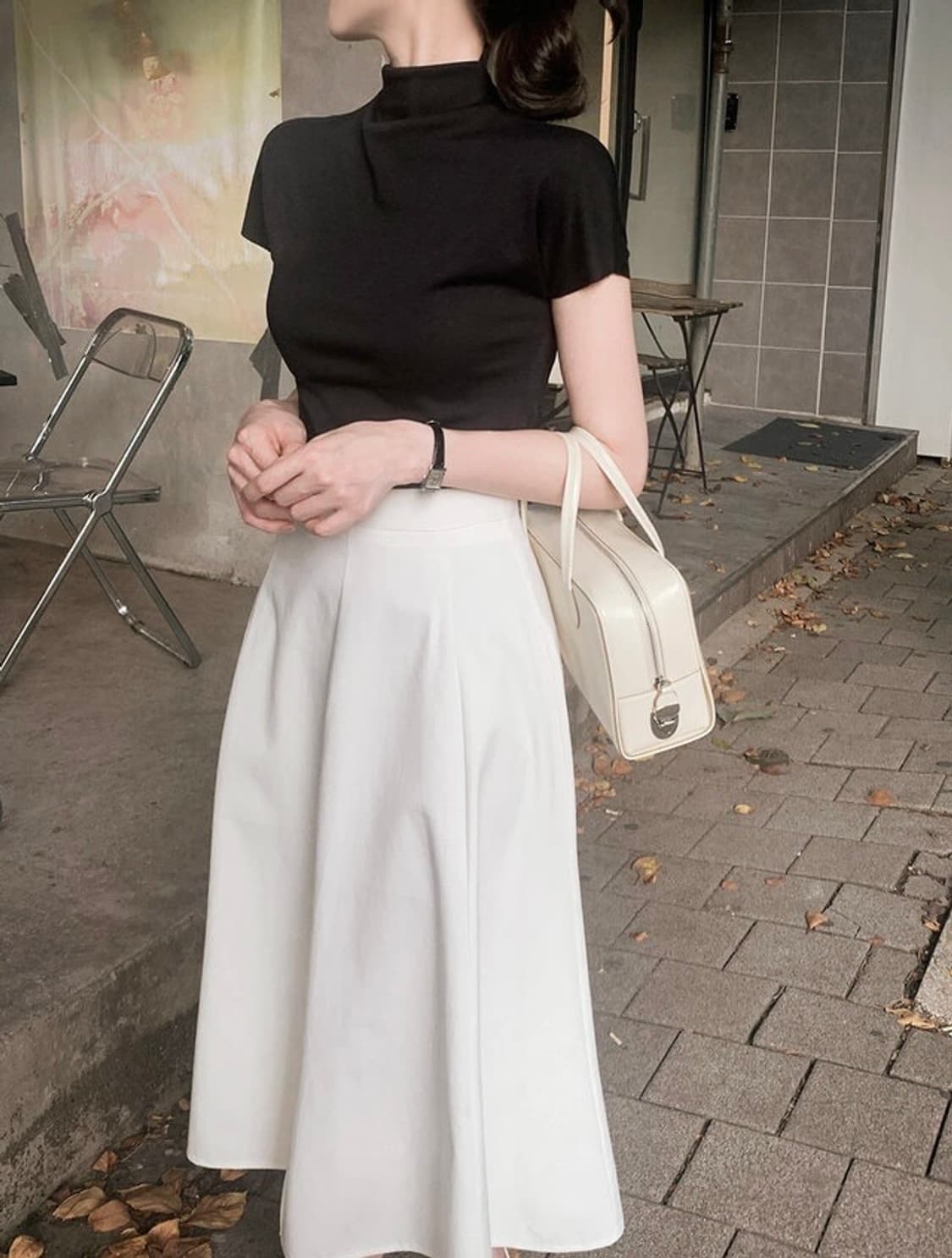 롱플레어스커트m 상품이미지2