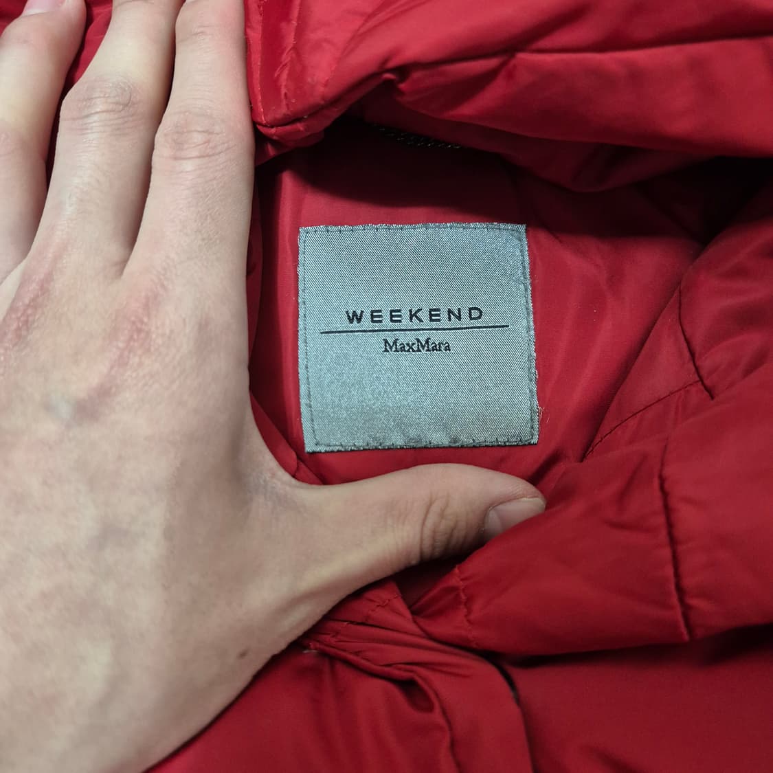 막스마라 위캔드 여성 프리미엄 후드 롱패딩 S(90) 상품이미지4