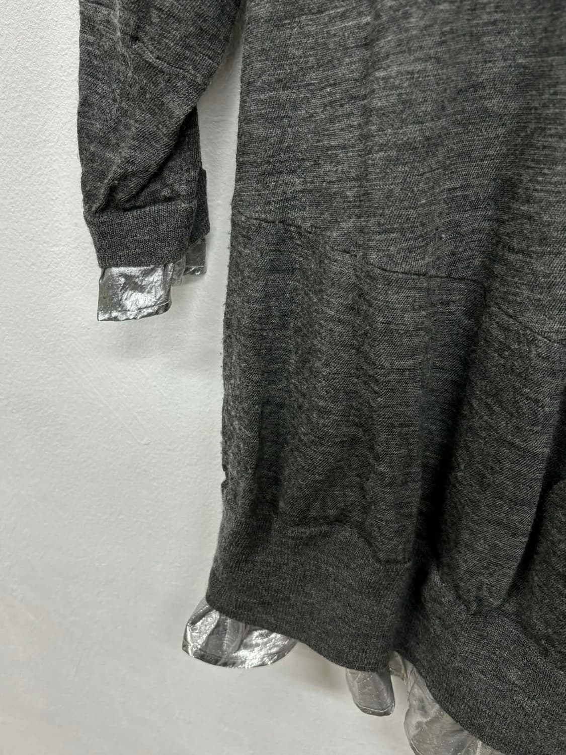 [1] 사카이 울 실버 레이어드 니트 원피스 상품이미지7