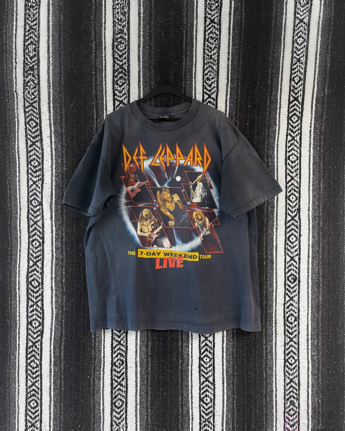 90s def leppard 7-DAY WEEKEND TOUR 티셔츠 상품이미지2