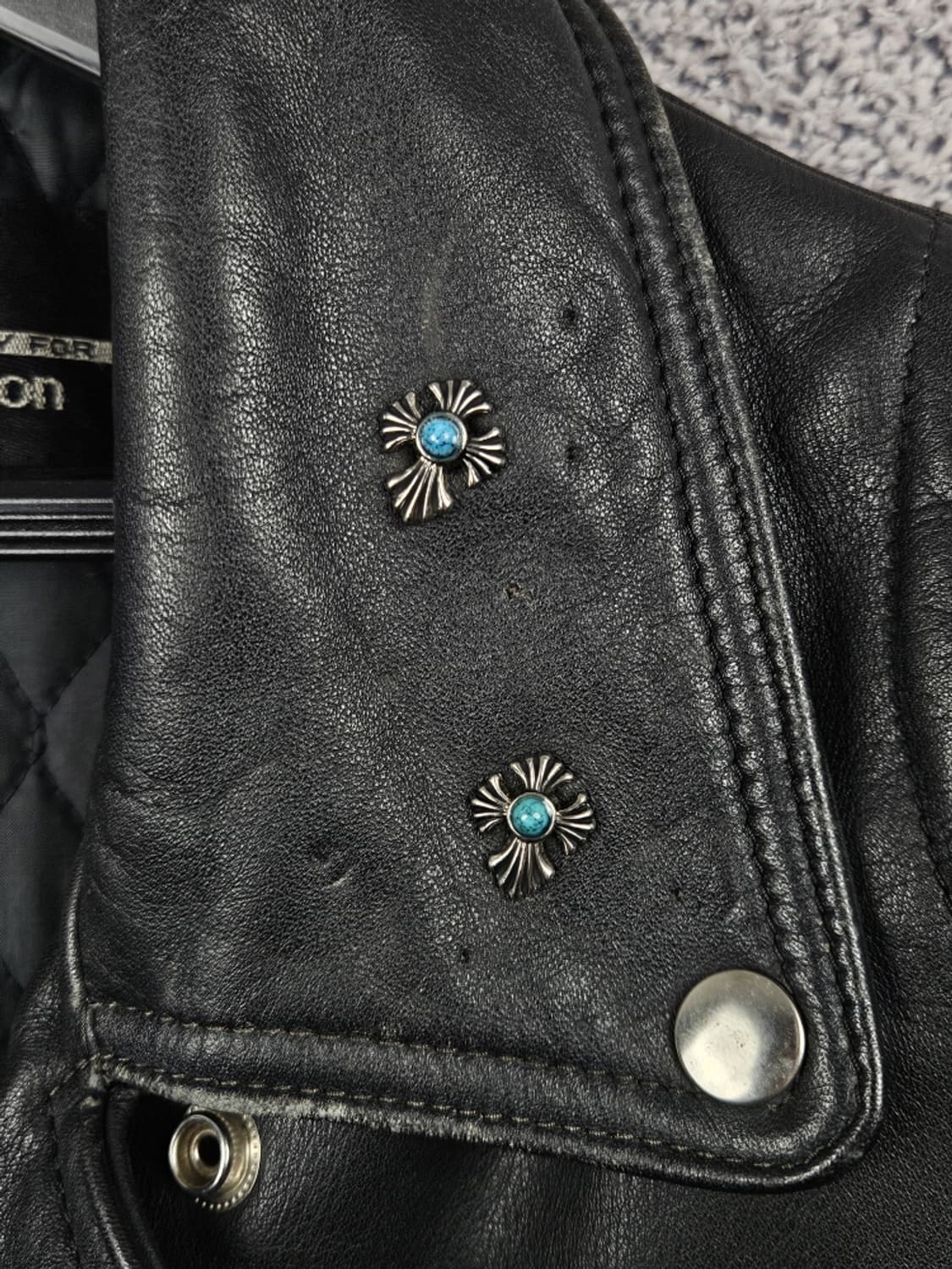 할리데이비슨 더블라이더 모터사이클 가죽자켓 ( 44 ) / 10193 상품이미지5