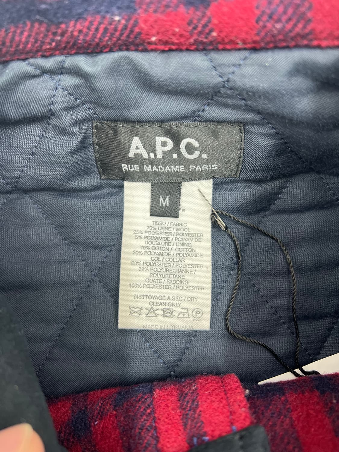 아페쎄 울 버튼 자켓 상품이미지3