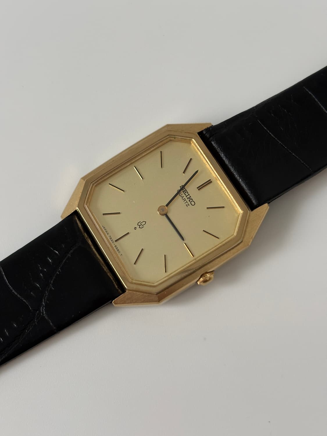 1980s Chariot Gold Octagon Quartz  상품이미지4