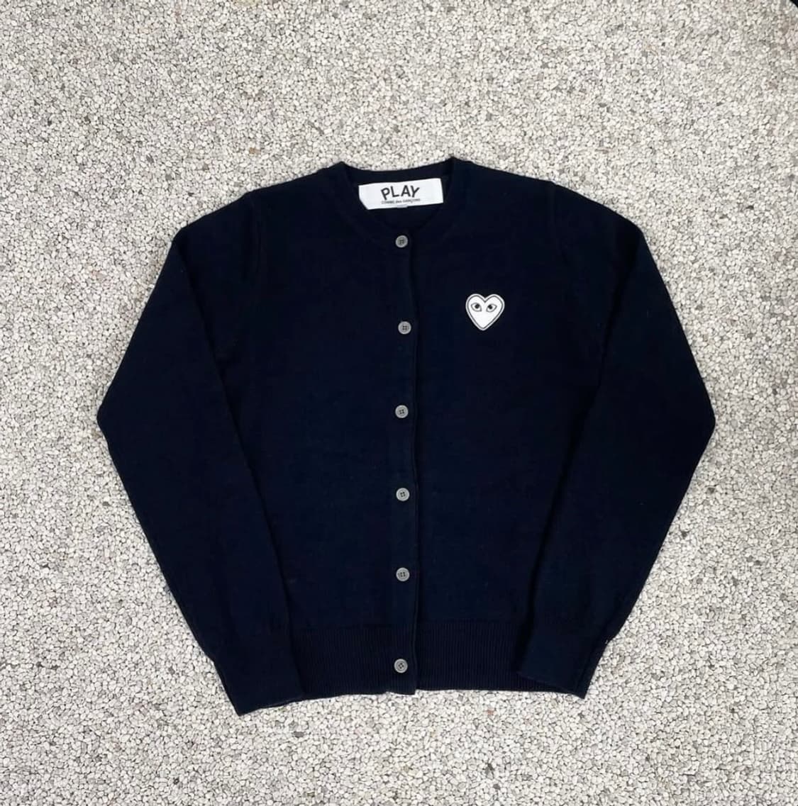 꼼데가르송 라운드 네이비 가디건 s 상품이미지2