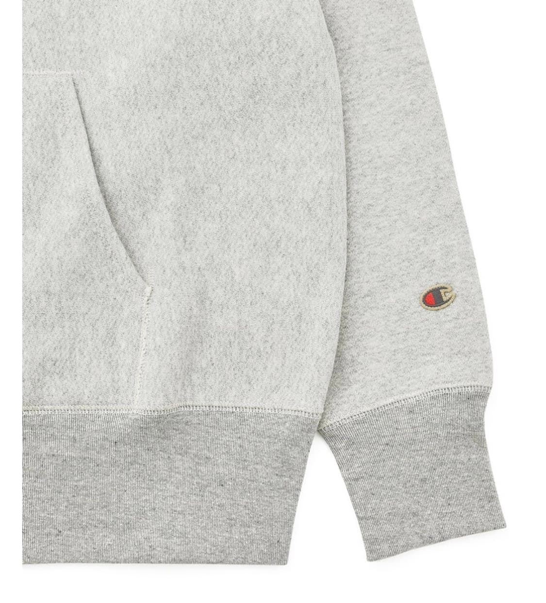 [카키스X챔피온]클럽 후드 티셔츠 Oxford Grey_ S 상품이미지4