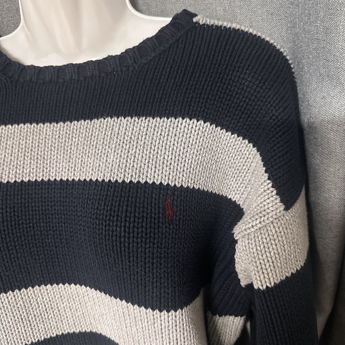 폴로 랄프로렌 단가라 니트 상품이미지3