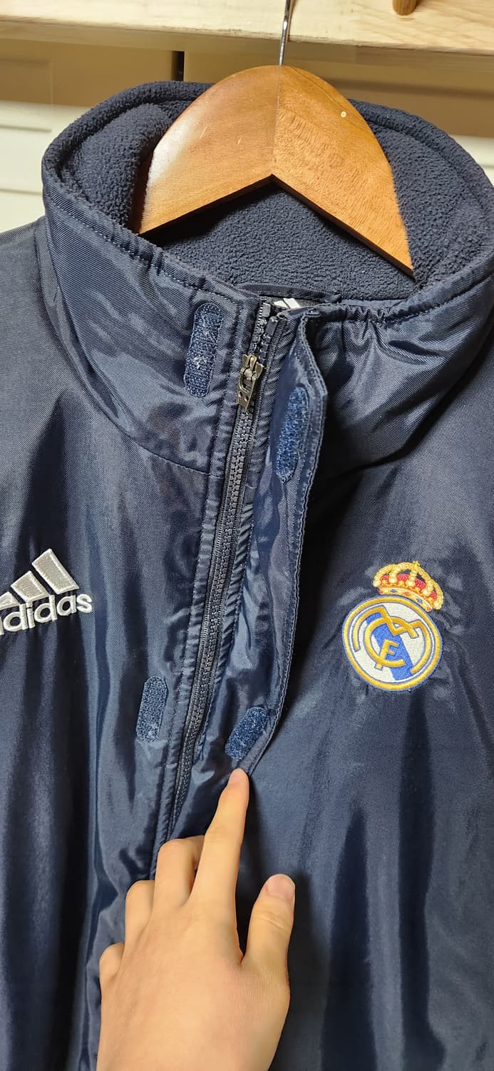 아디다스 레알 마드리드 03-04 벤치 코트 점퍼 자켓 상품이미지5