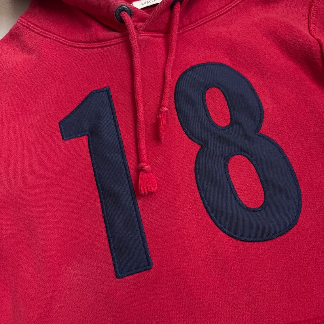 아베크롬비 18 십팔 스웻 후드티 레드 상품이미지3