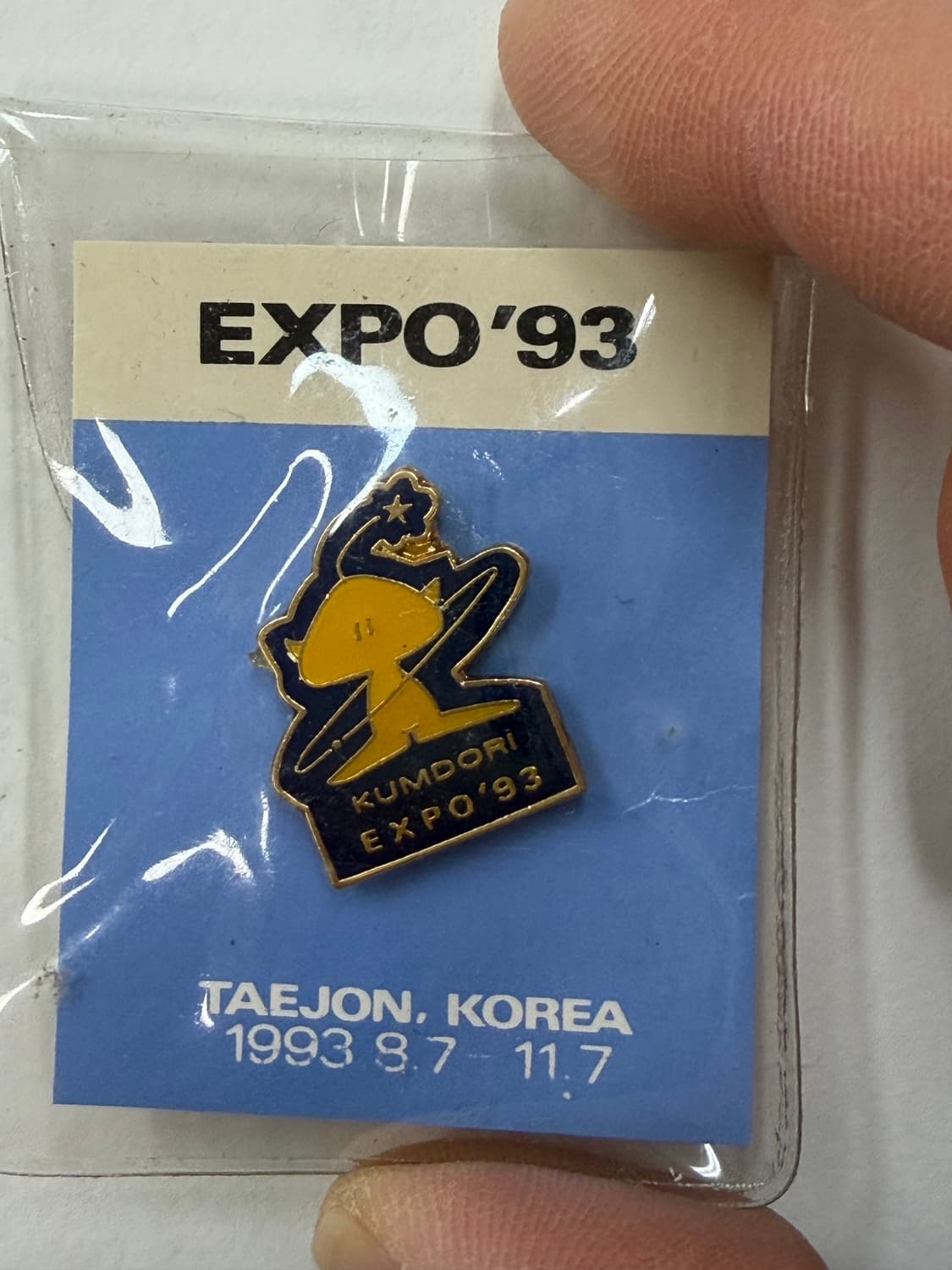 빈티지 대전 엑스포 93‘ 꿈돌이 핀 뱃지 상품이미지5