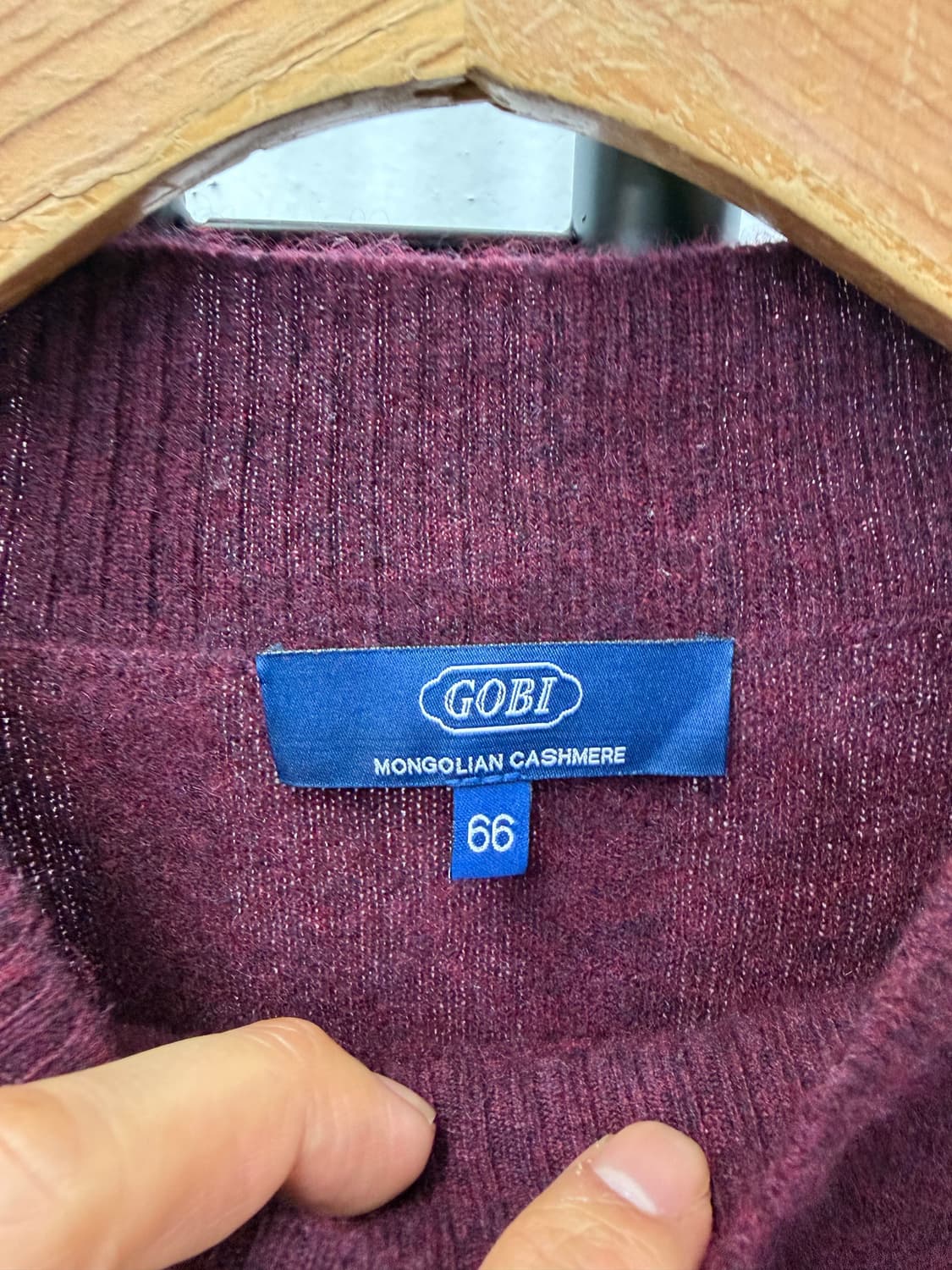 정품) 고비 여성 캐시미어100 니트 스웨터 66 상품이미지5