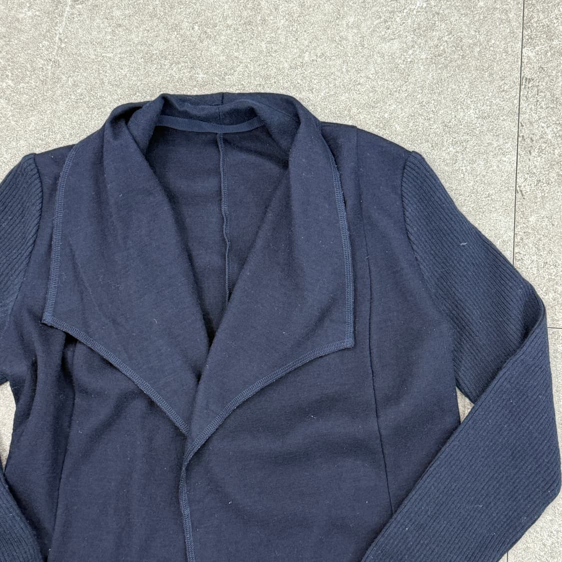 CdeC 여성 숄카라 오픈 니트 가디건 상품이미지6