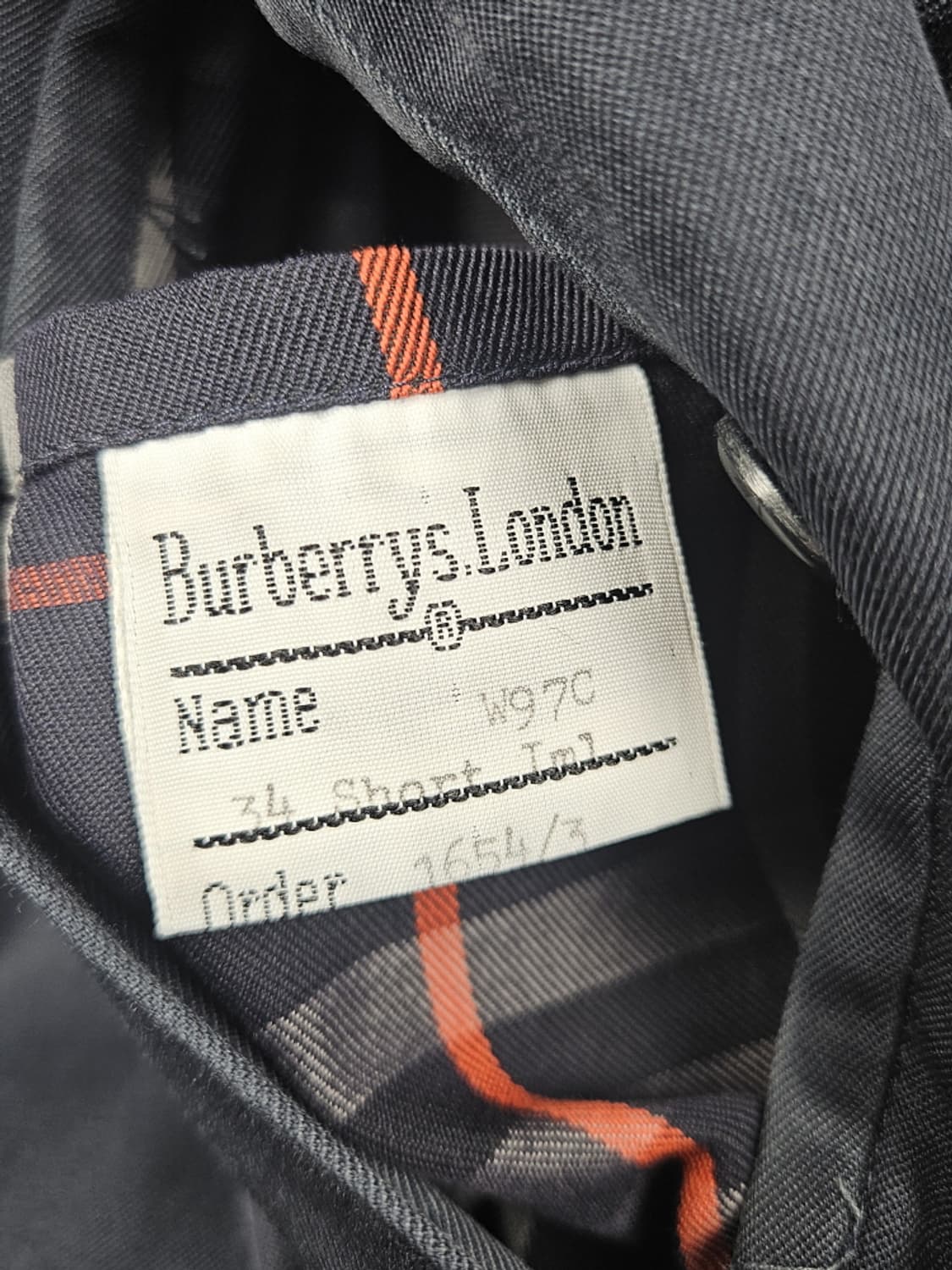 버버리 히든 버튼 발마칸 트렌치 코트 ( 상세설명참조 ) / 10579 상품이미지7