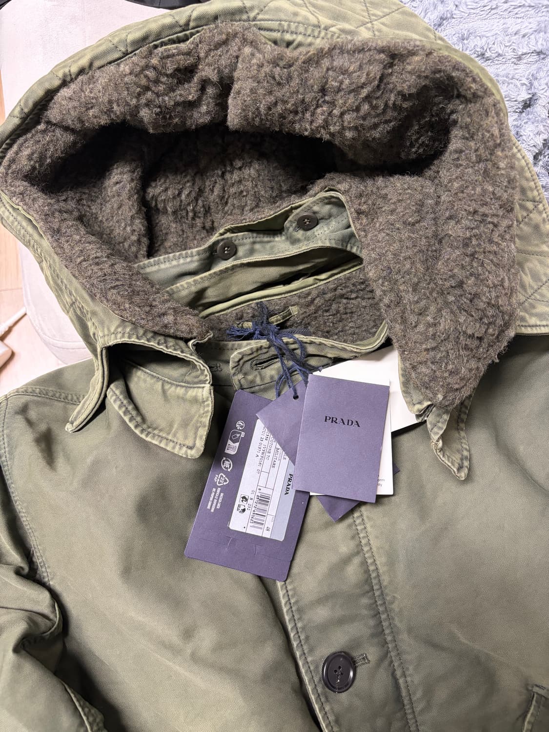 [48] 프라다 23fw 롱 파카 야상 코트 (라프시몬스) 상품이미지3