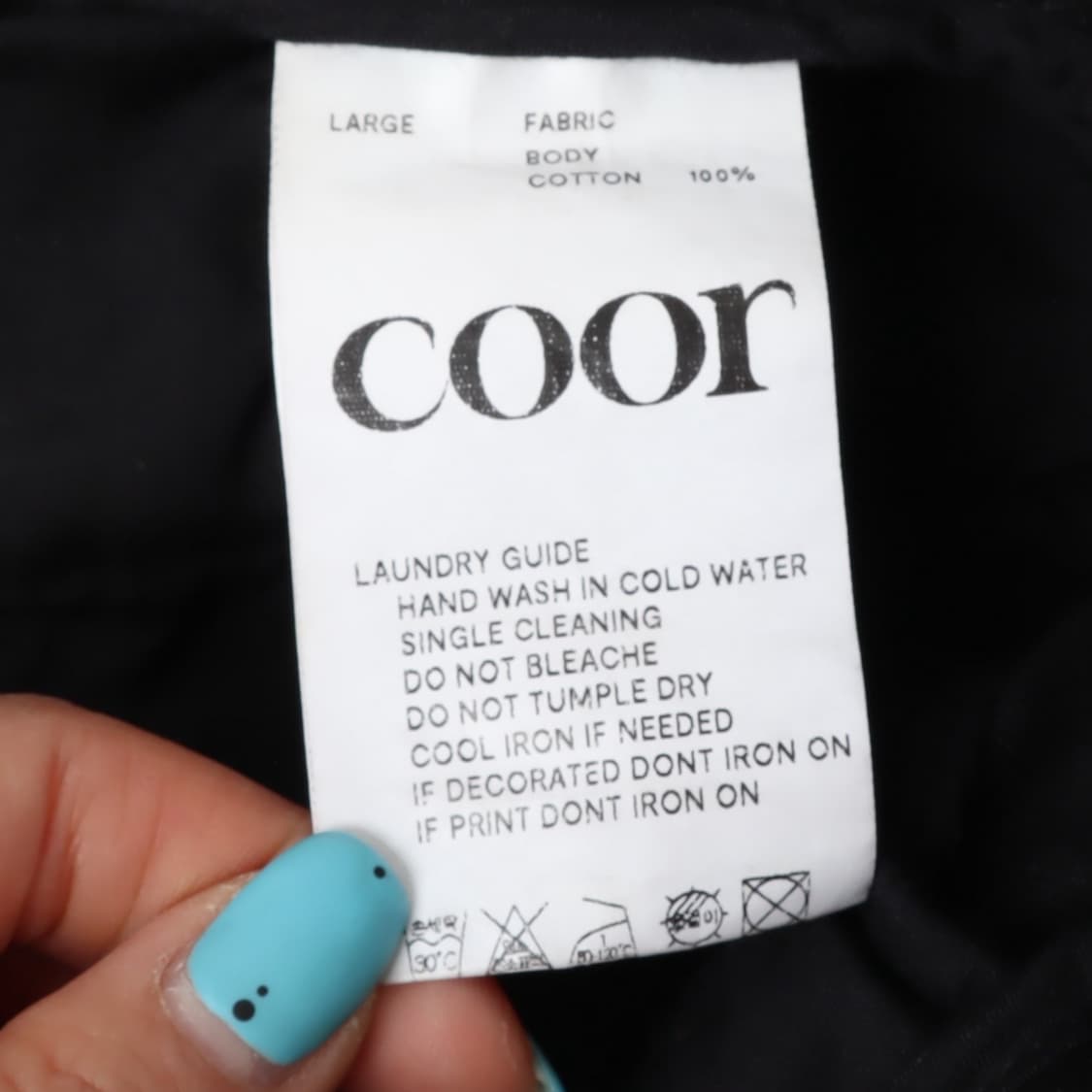 Coor 쿠어 핀턱 커브드 데님팬츠 상품이미지7