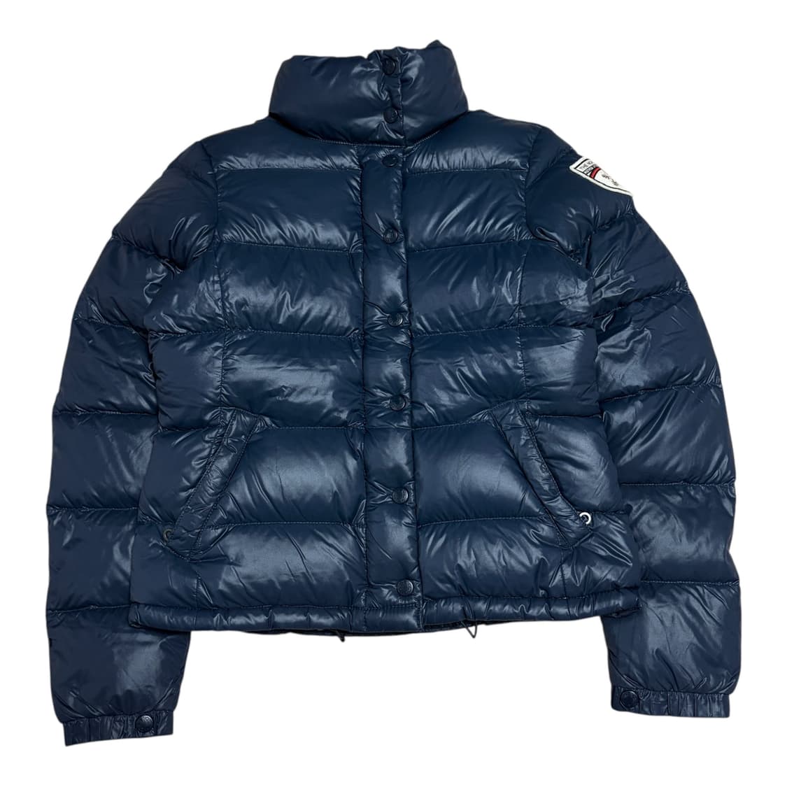 W)노스페이스 700구스다운 네이비 투웨이 숏패딩 상품이미지1