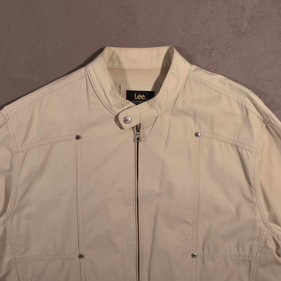 리 나일론 집업 라이더 자켓 상품이미지2