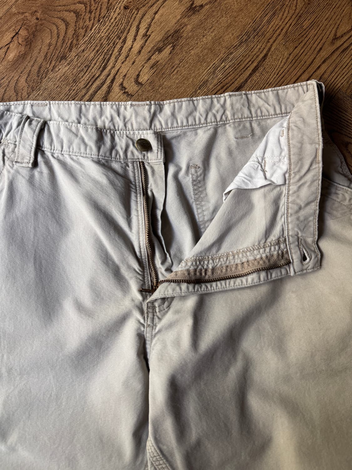 [36]칼하트 USA 탄 라이트캔버스 싱글니 카펜터 워크 팬츠 상품이미지3