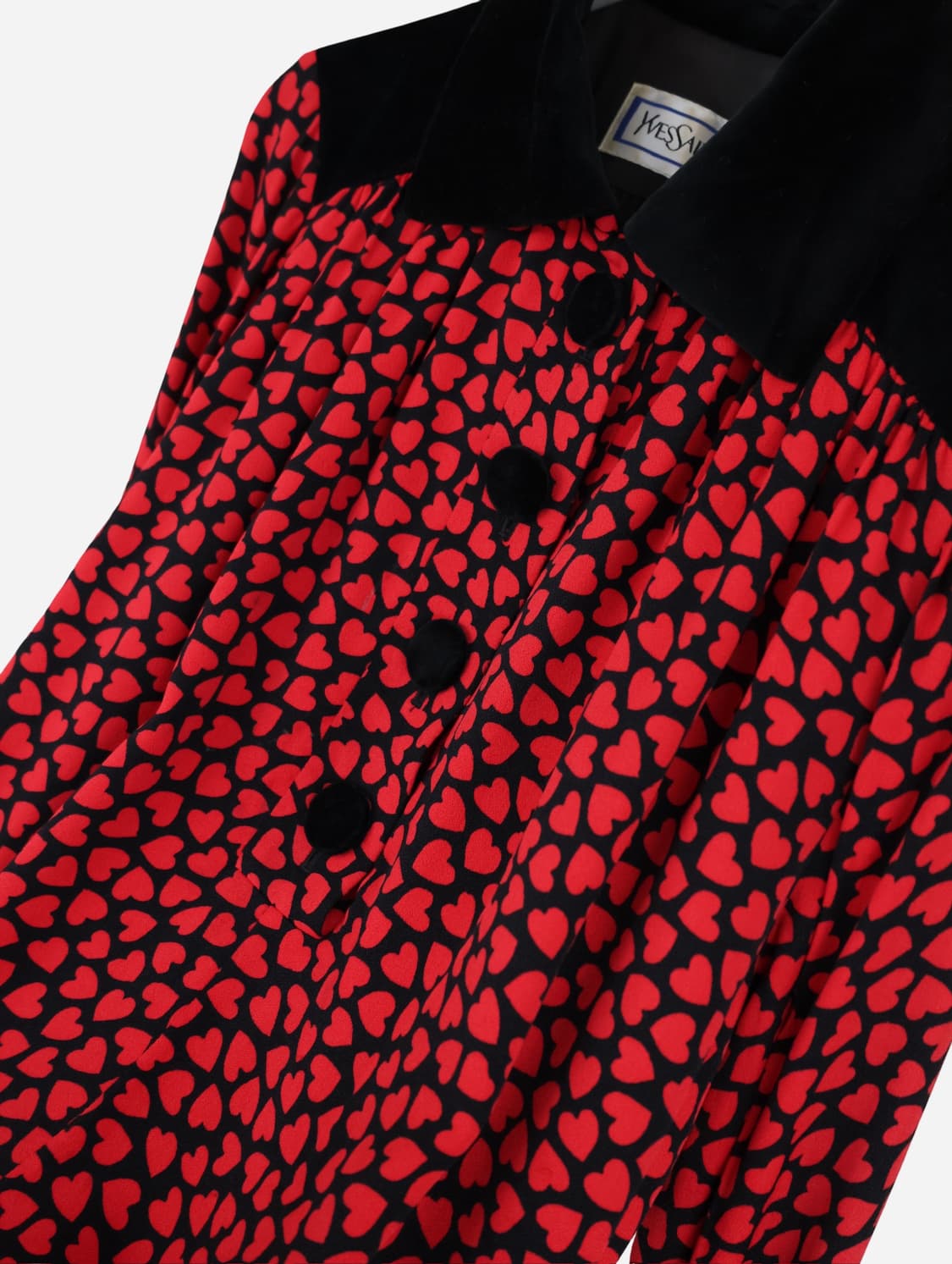 Yves Saint Laurent Heart Print Dress 상품이미지4