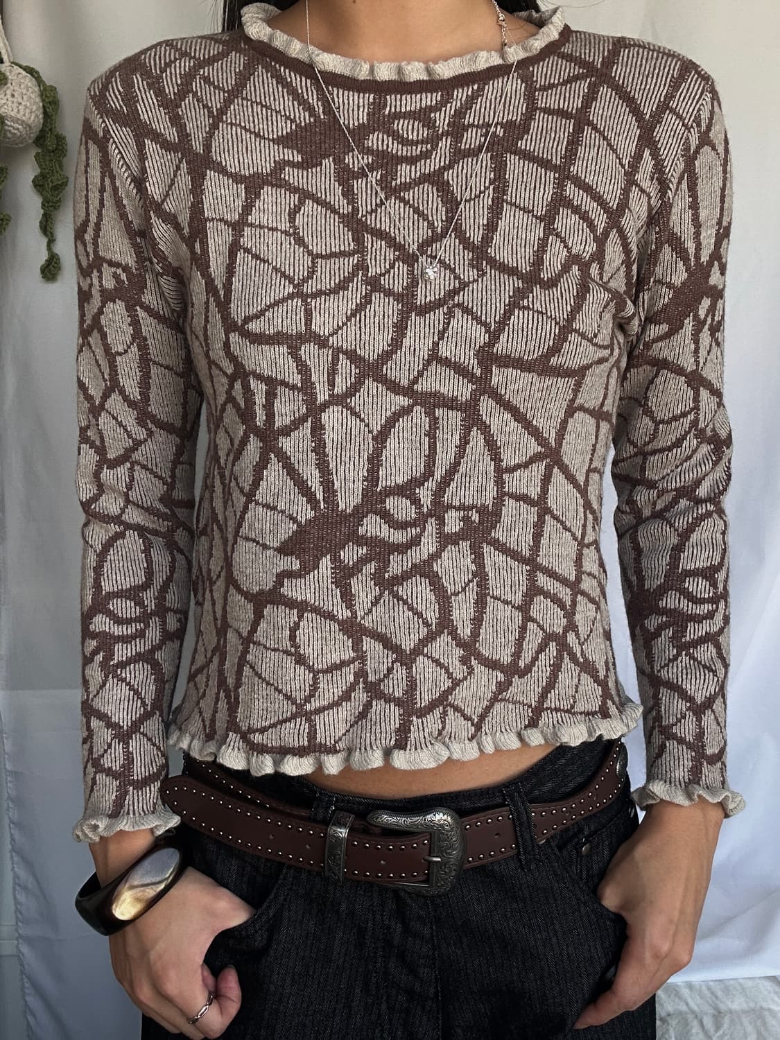 빈티지 에스닉 니트 상품이미지1