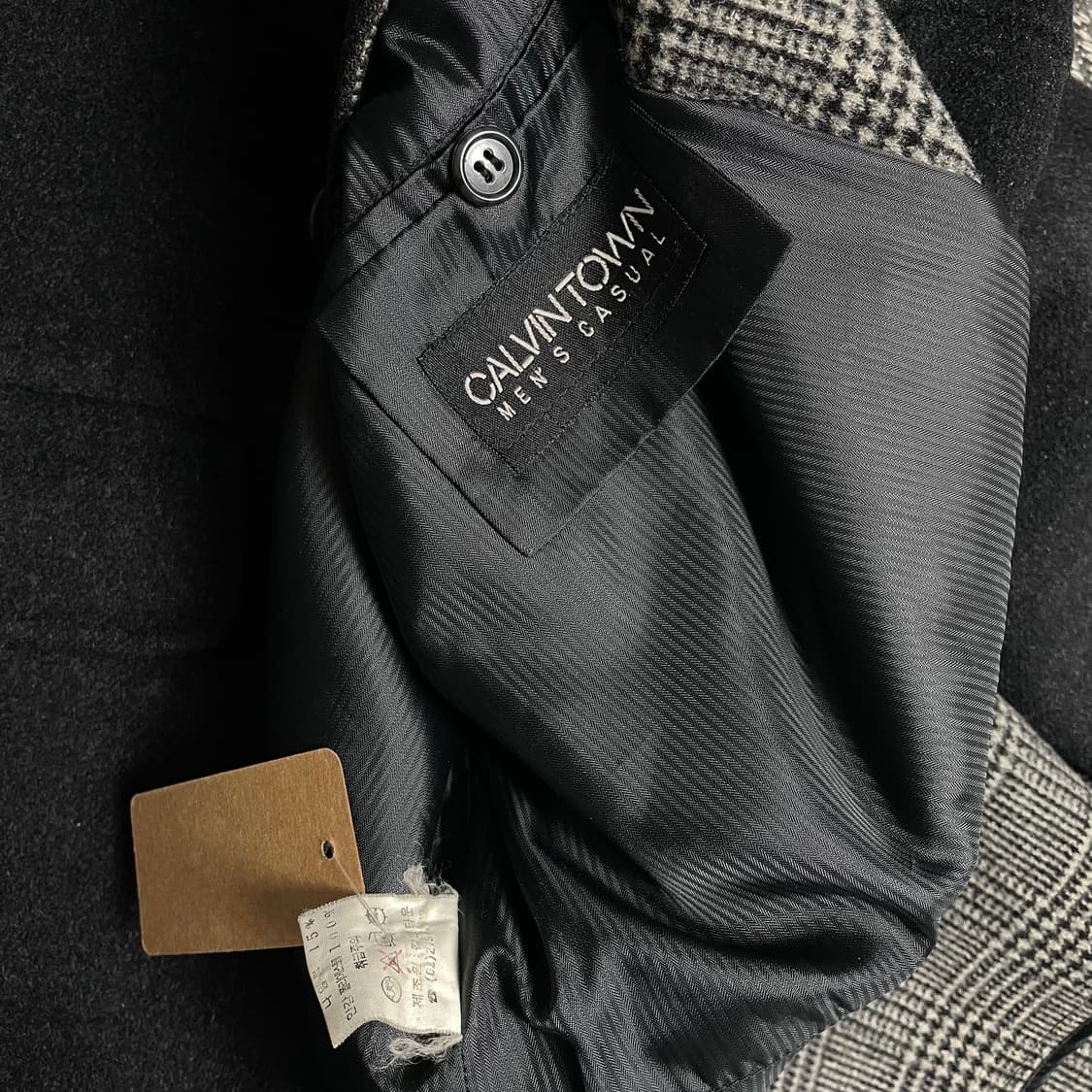 캘빈 타운 미니멀 박시핏 모직 하프 코트o 5192 상품이미지6