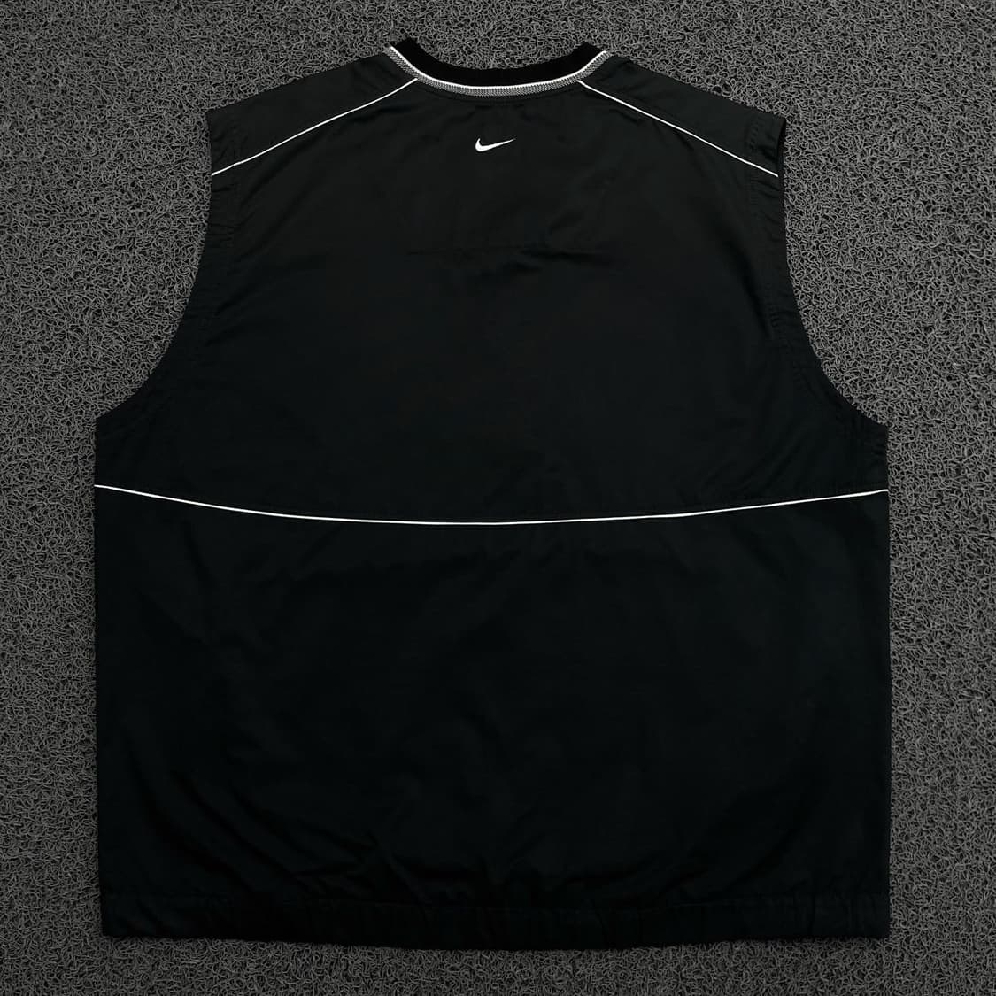 Nike 00,s 스우시 나일론 블랙 베스트 포켓 자켓 상품이미지2