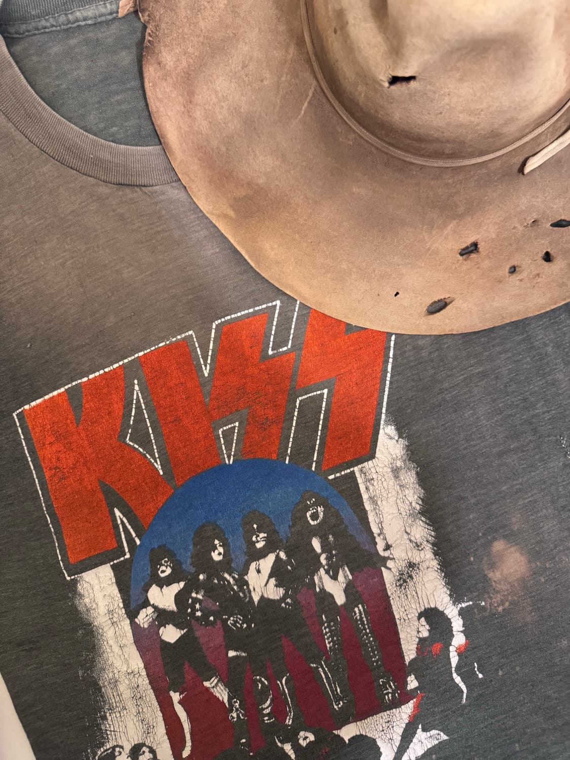 70‘~80‘s kiss vintage t-shirt /키스 상품이미지4