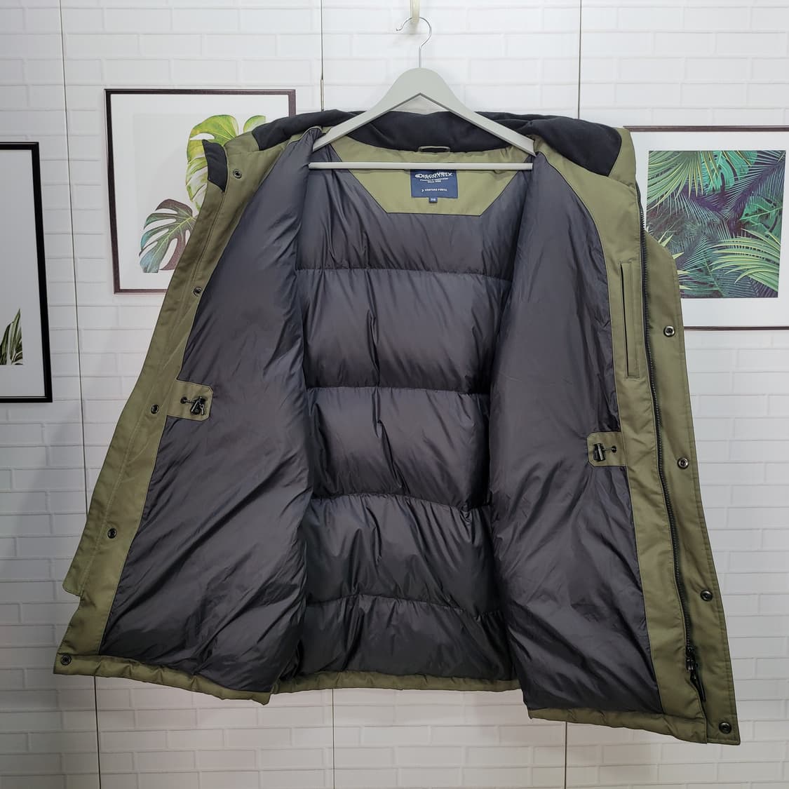 디스커버리 익스페디션 마젤란 카기색 오리털 패딩 자켓 110사이즈 상품이미지7