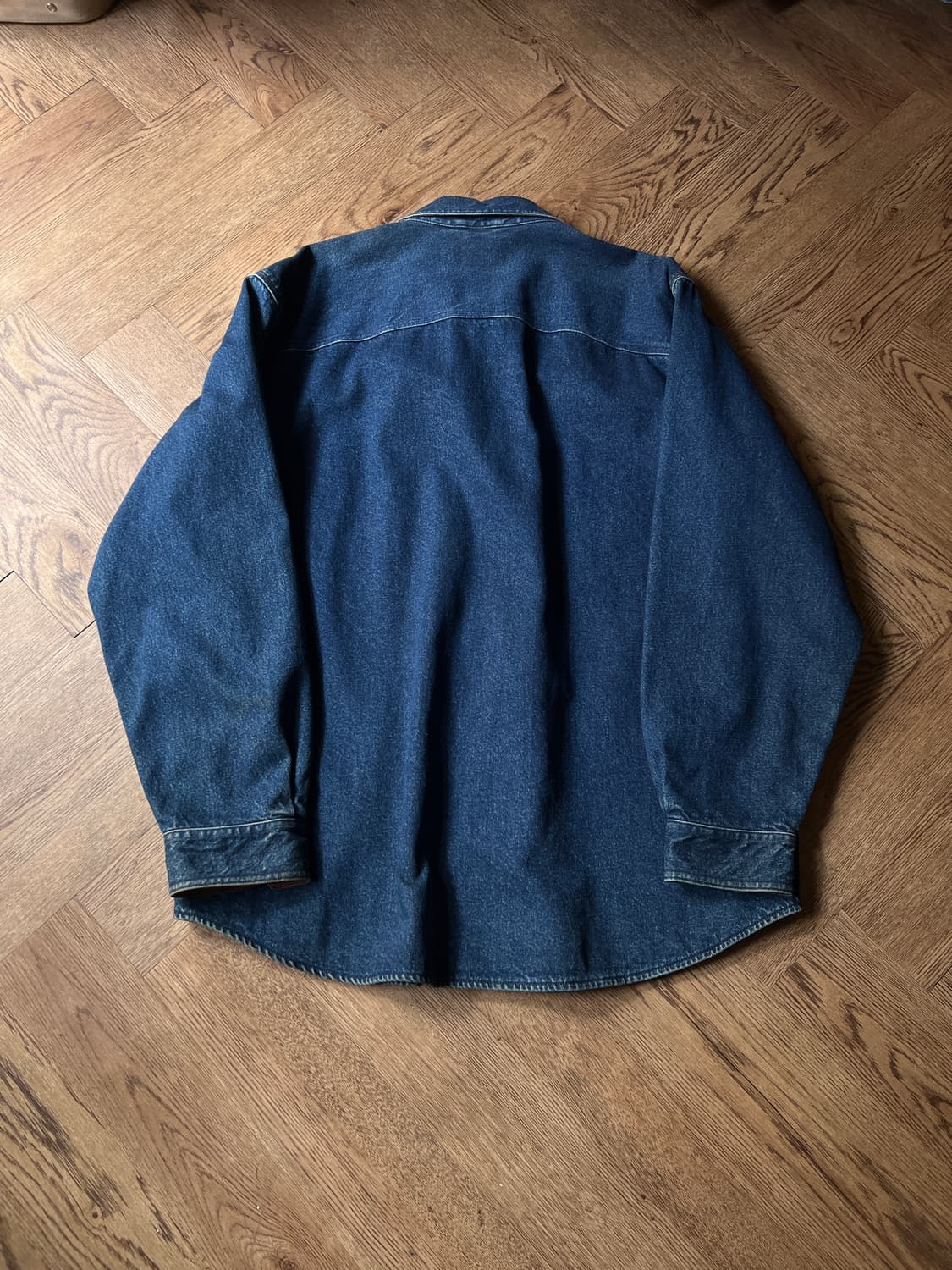 [L]엘엘빈 USA 아웃도어 체크 라이닝 데님 셔츠 상품이미지7