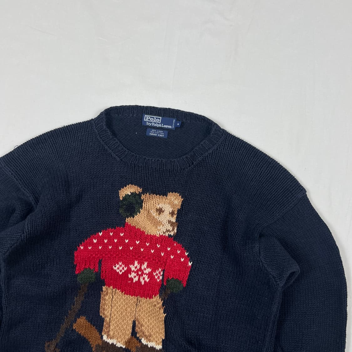 90‘s 폴로랄프로렌 polp 스키베어 니트 상품이미지2