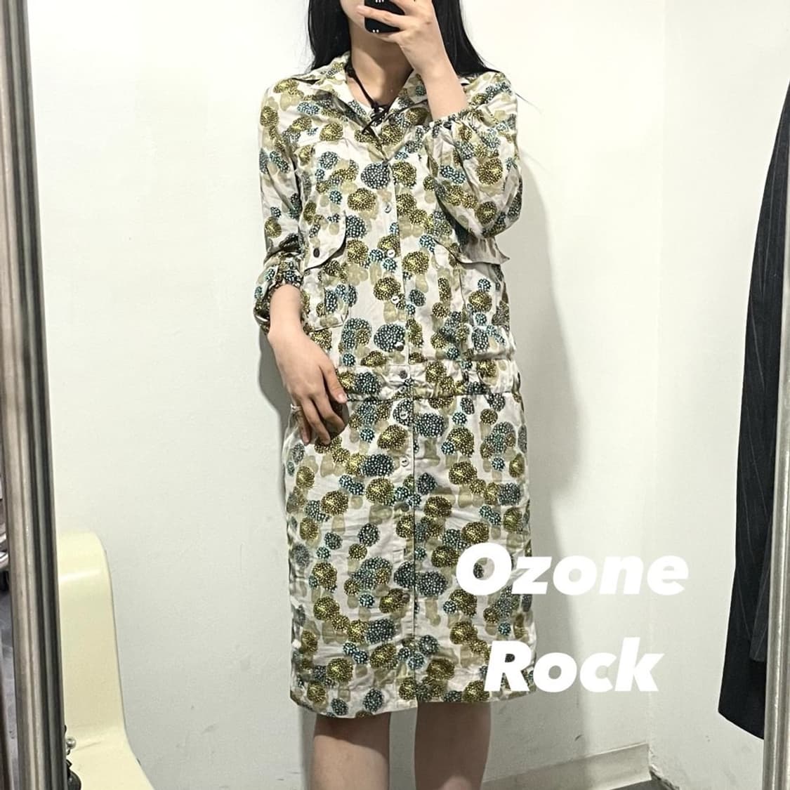 오존락 패턴 원피스 상품이미지1
