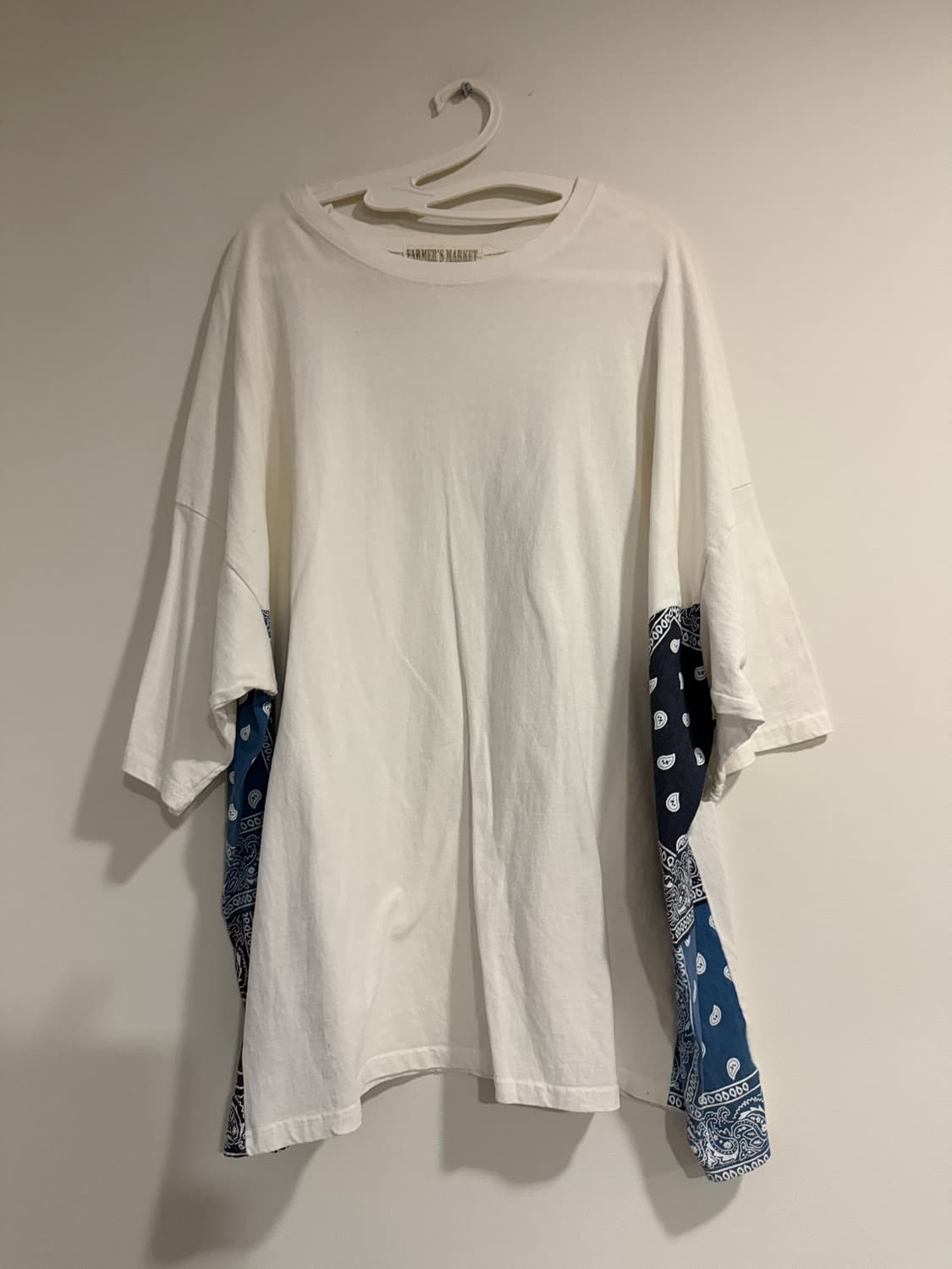 오버사이즈 반다나 휴즈 티셔츠 상품이미지1