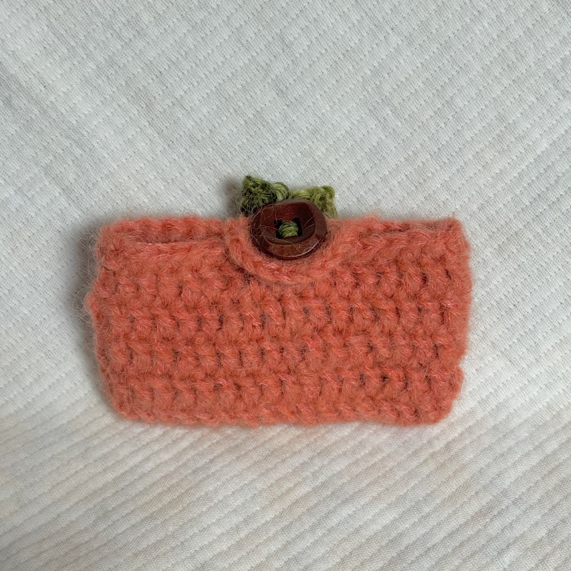 [핸드메이드] 토마토 모헤어뜨개 지갑 상품이미지2