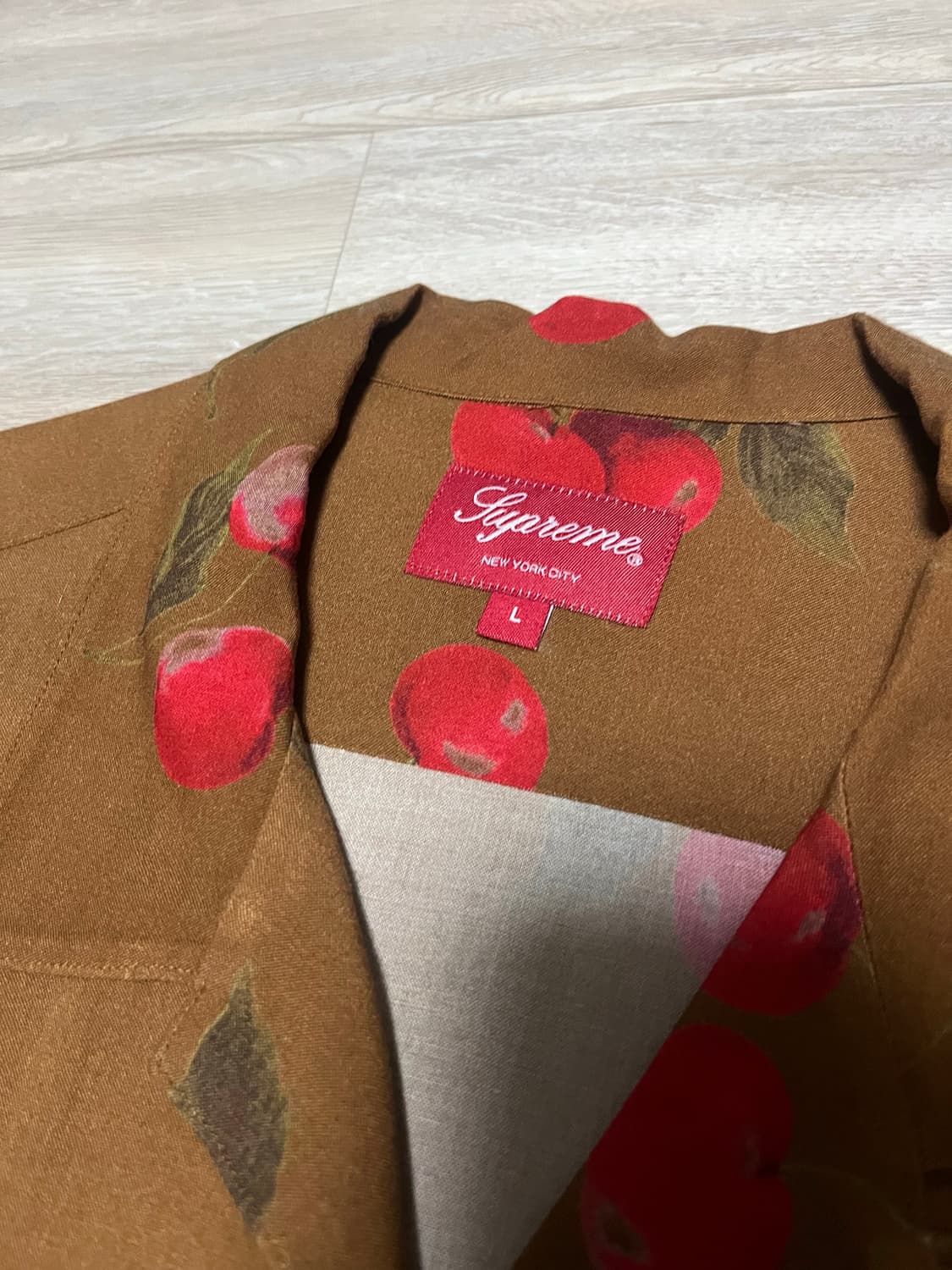 슈프림 체리 레이온 셔츠 상품이미지5