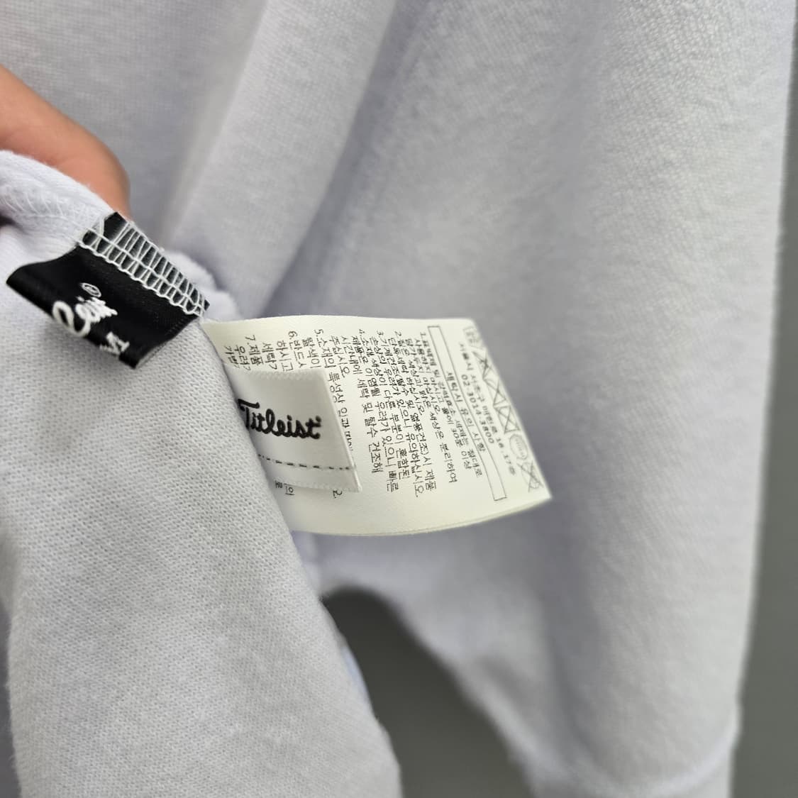 타이틀리스트 반팔 카라 티셔츠 하늘색 상품이미지9