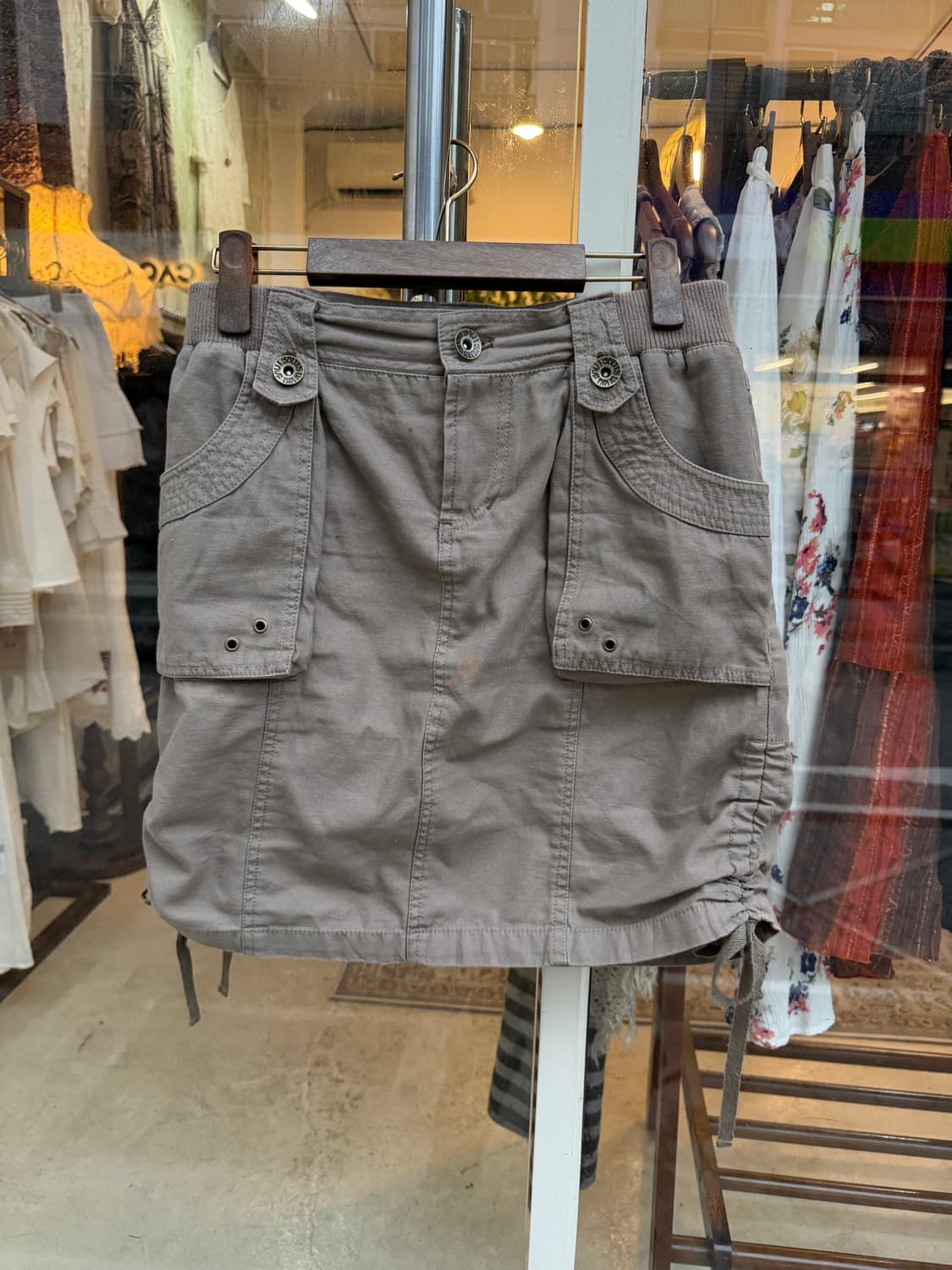 빈티지 카키 그레이 그런지 아포칼립스 코디 세트 상품이미지10