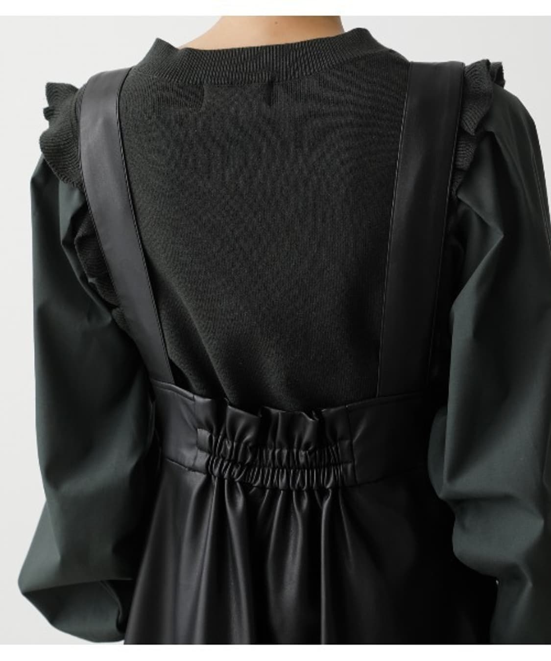 [s] AZUL BY MOUSSY 일본 브랜드 페이크 레더 가죽 스커트 상품이미지8