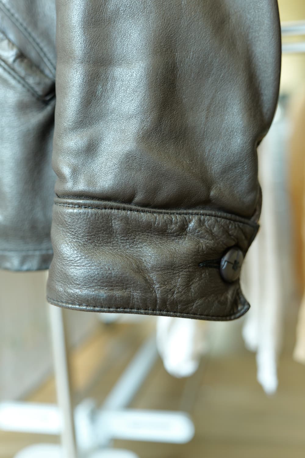 미드웨스턴 브라운 디어스킨 스포츠자켓 상품이미지2