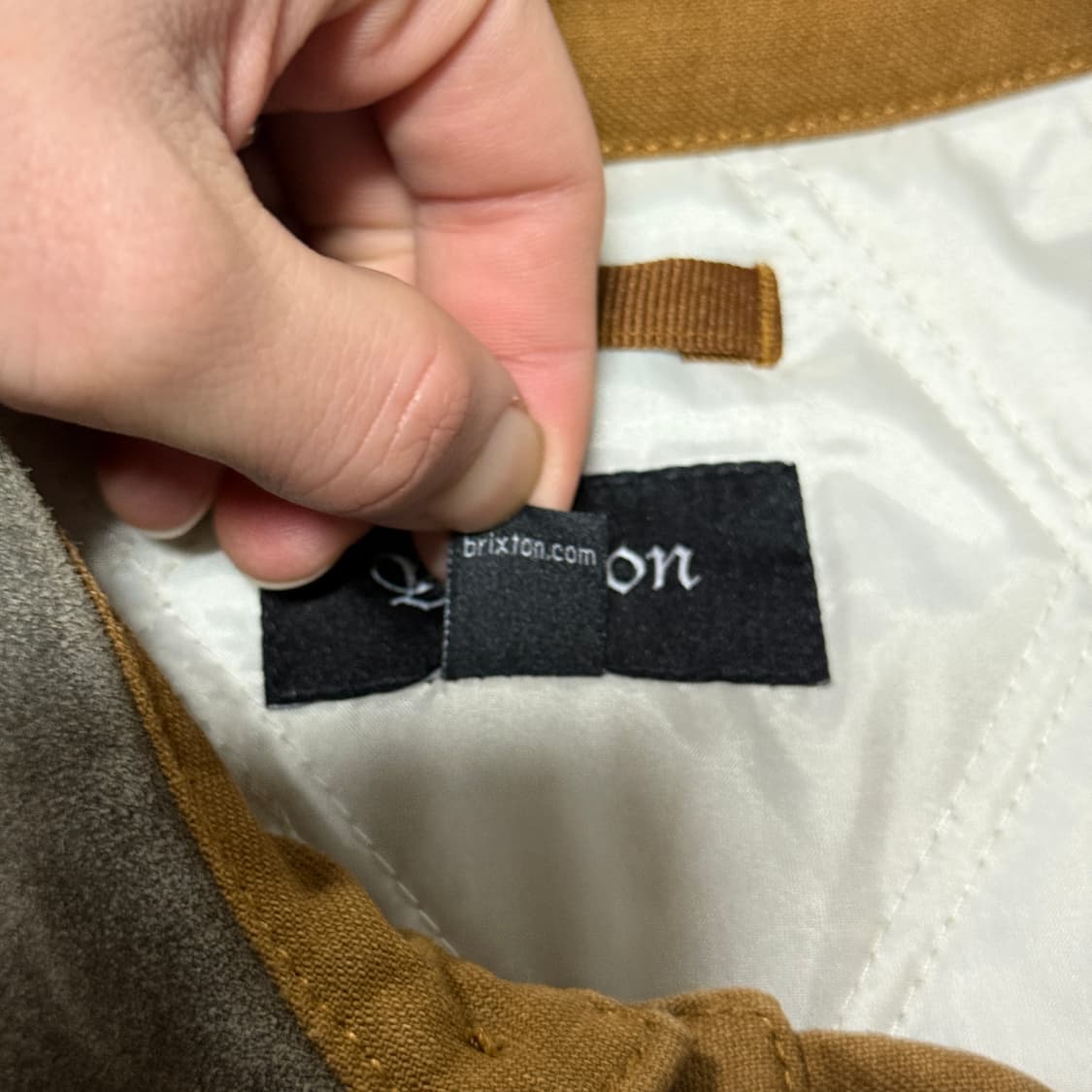 브릭스톤 캔버스 스웨이드 카라 디테일 퀼팅 덱 자켓 상품이미지7