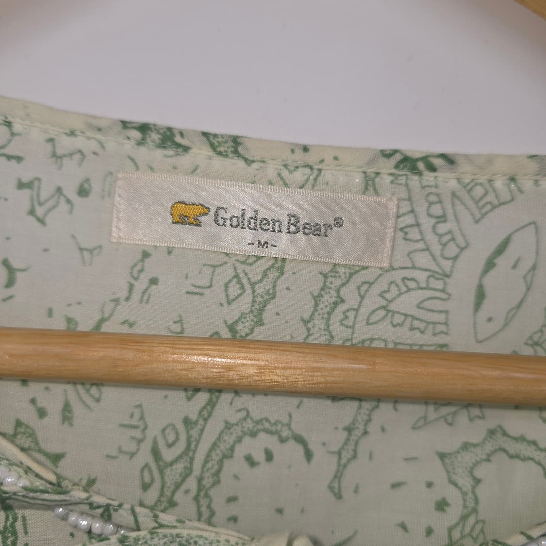 골든베어 페이즐리 반팔 블라우스 상품이미지3