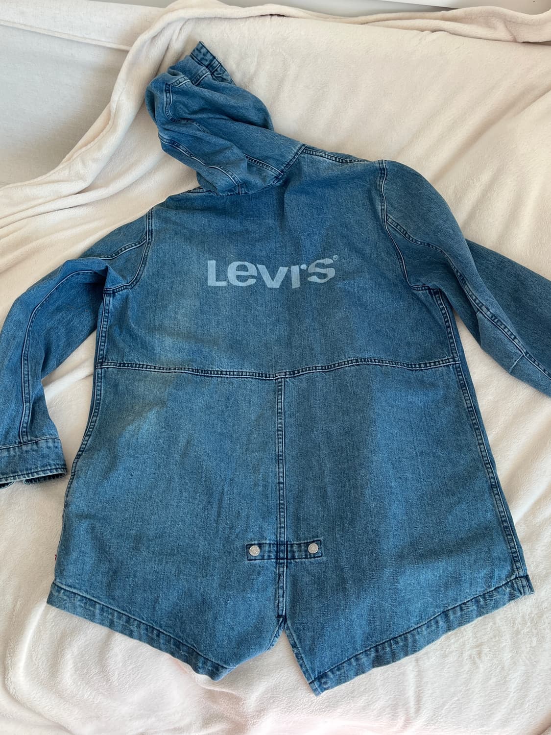 리바이스 데님 야상 후드 롱자켓 XL 상품이미지10