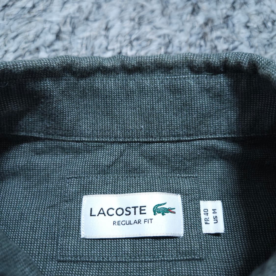 라코스테)100 남자 레귤러핏 체크셔츠남방 / 왕눈이샵 상품이미지9