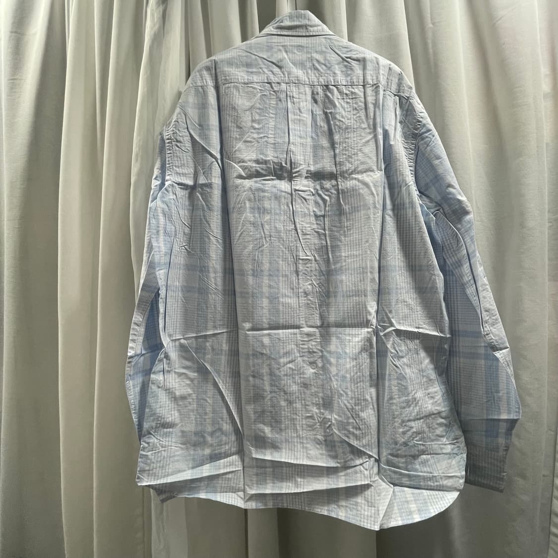 H&M/ 버튼다운 체크 셔츠/ L 상품이미지2