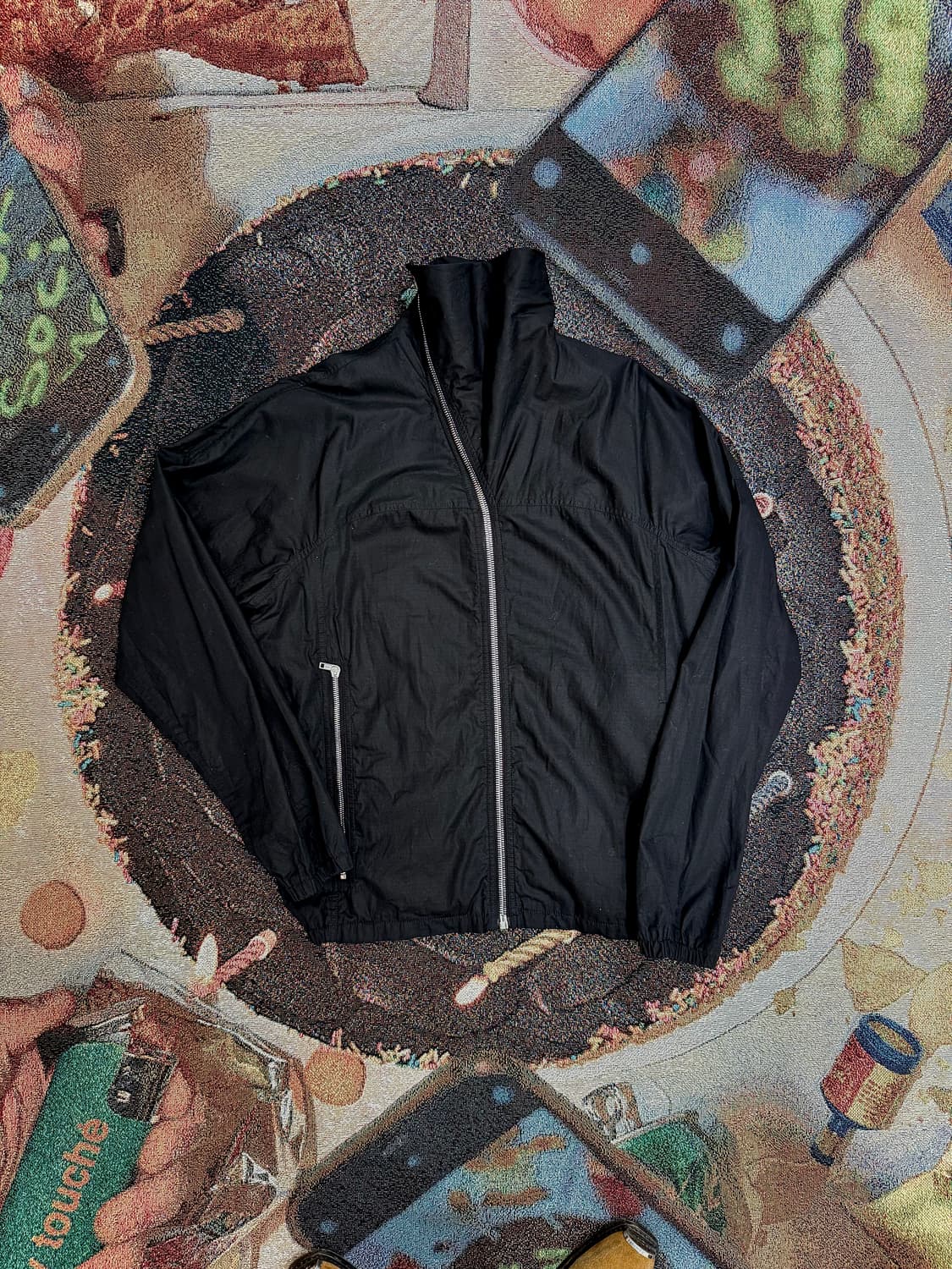 릭오웬스 다크쉐도우  사선 코트 Tecuatl 코튼 자켓 상품이미지1