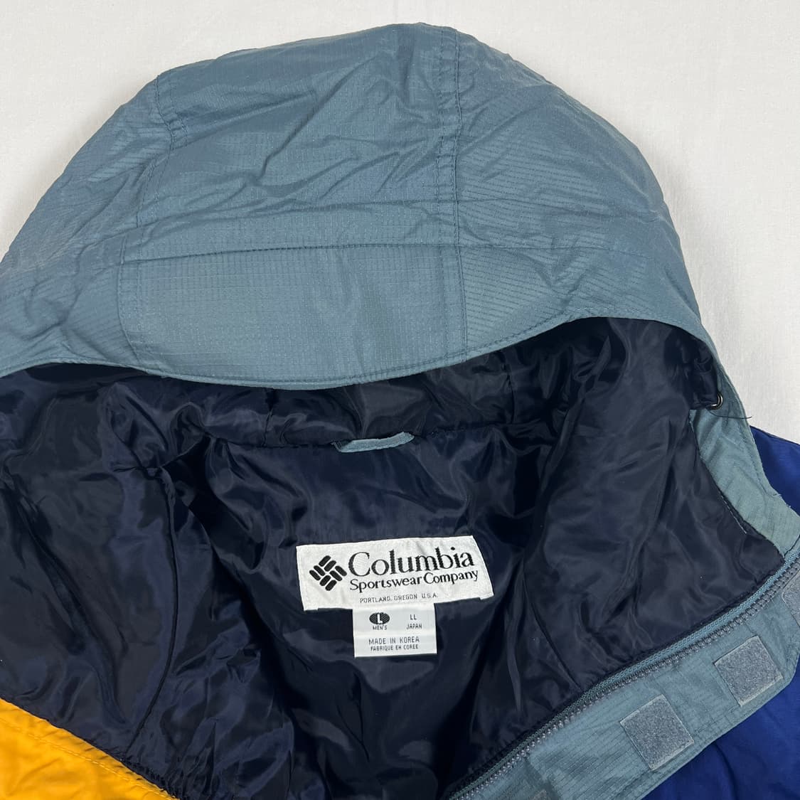 90’s 콜럼비아 스포츠웨어 풀오버 후드 푸퍼자켓 상품이미지8