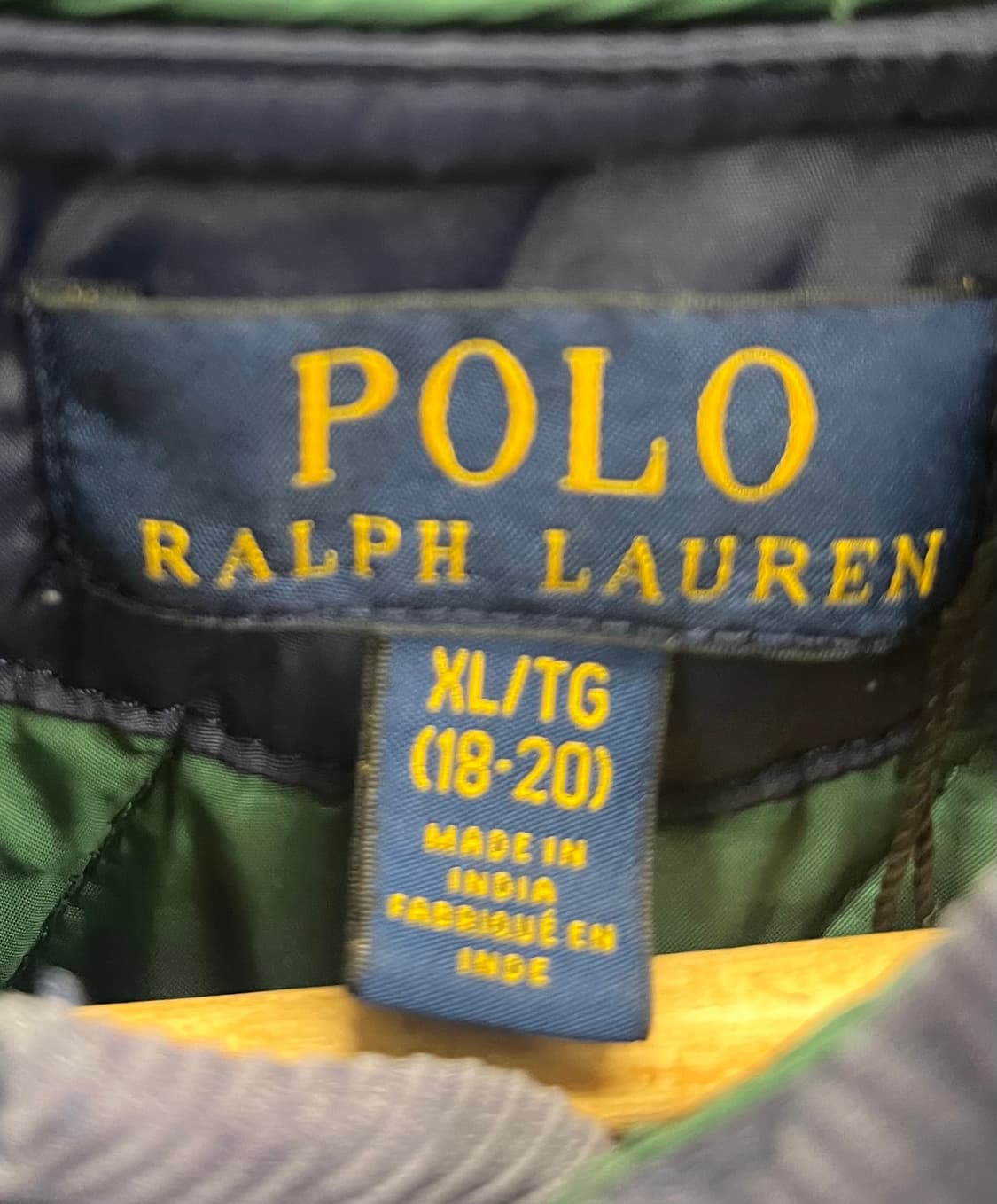 폴로 랄프로렌 네이비 퀼팅 자켓 상품이미지6