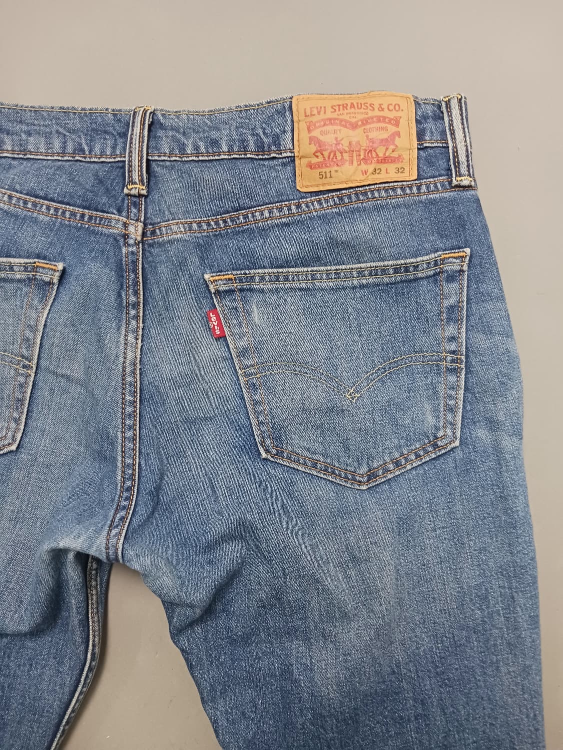 [32] 리바이스 511 중청 워싱 슬림진 청바지 상품이미지9