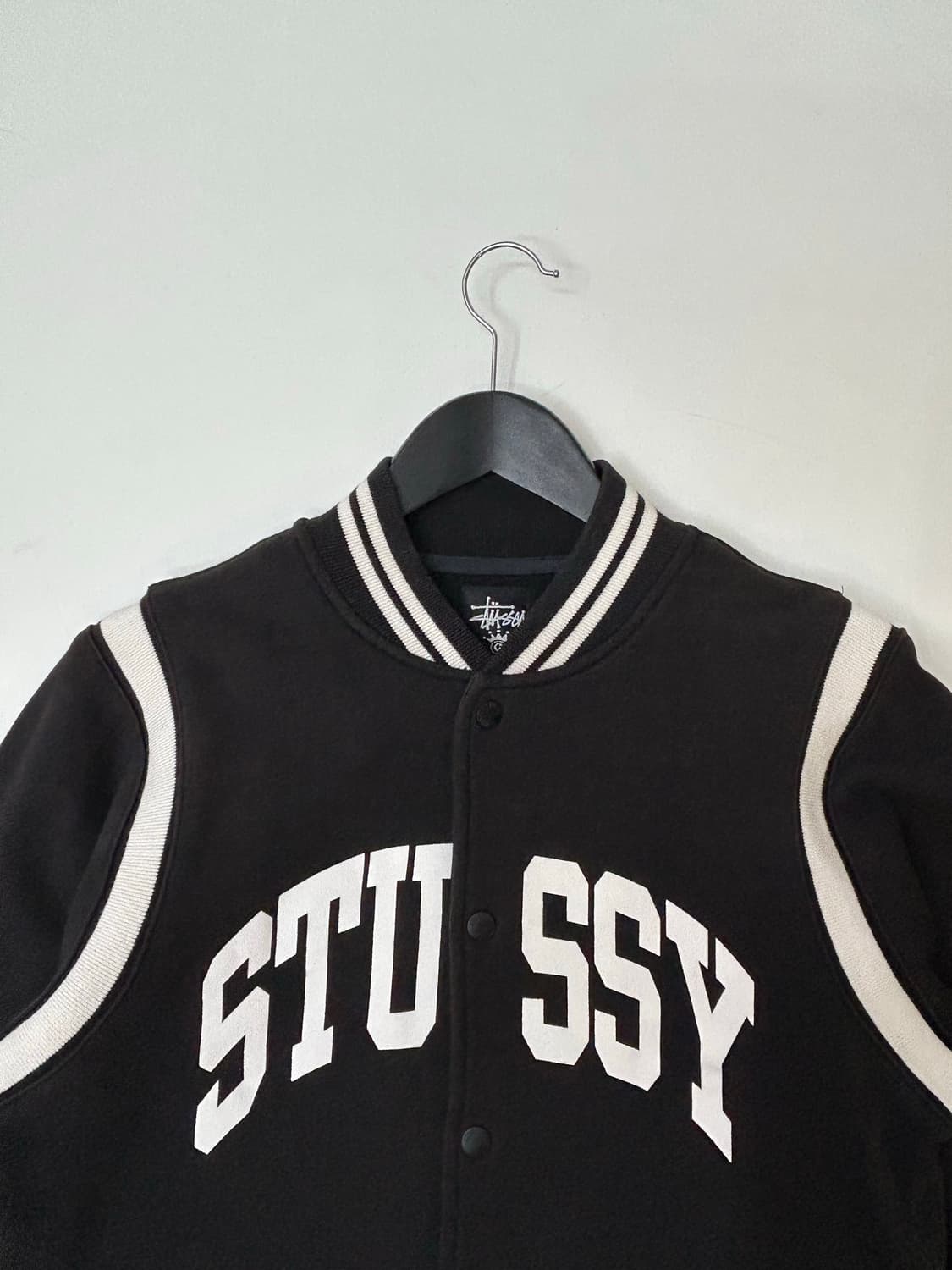 Stussy 스투시 블랙 바시티 자켓   상품이미지3