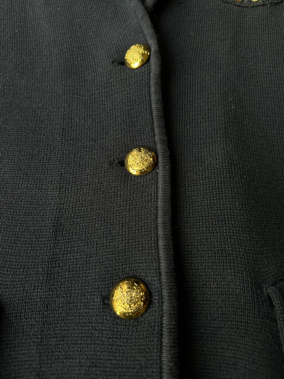 랄프로렌 여성 금장 네이비 가디건 PS 상품이미지5